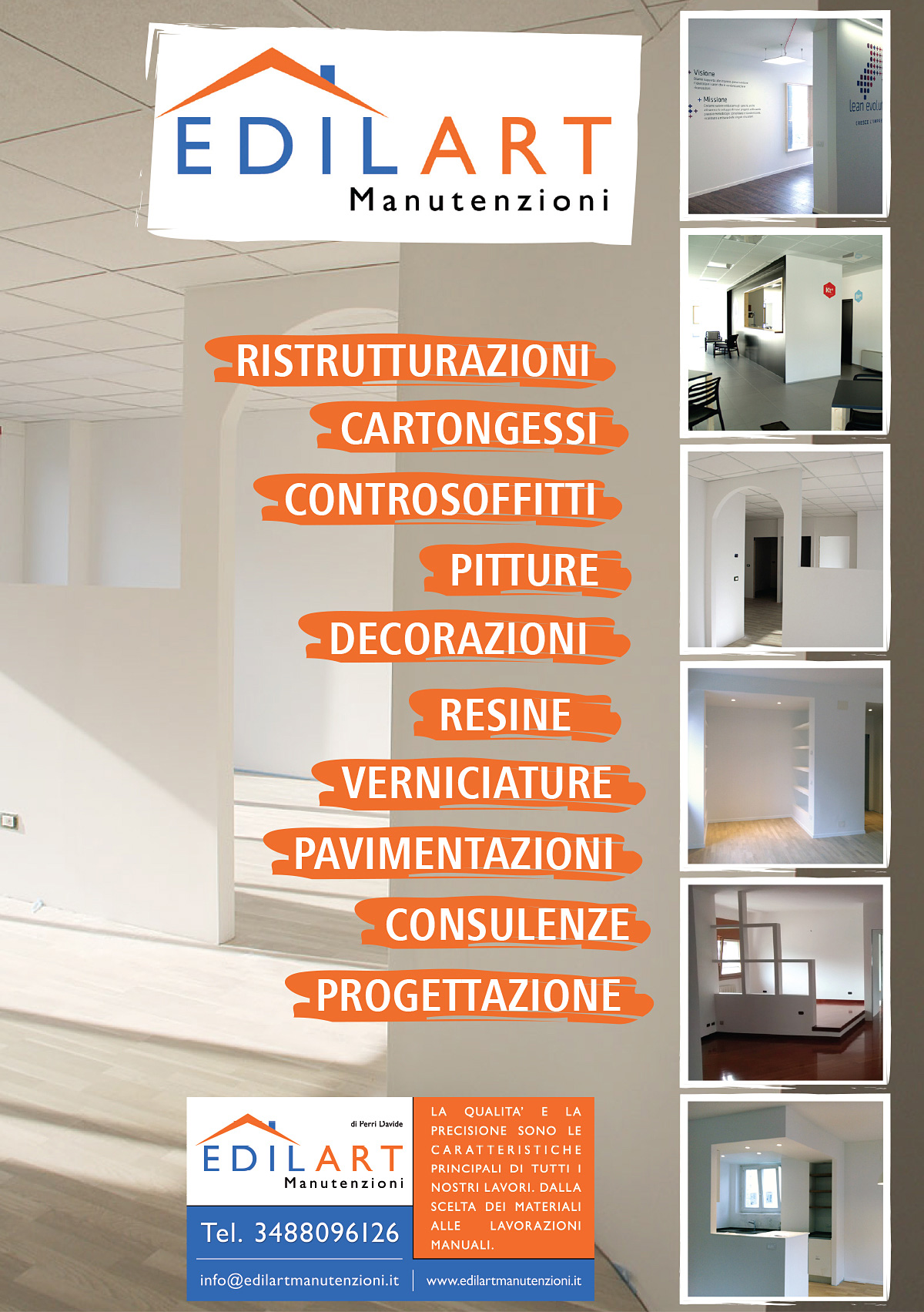 EDILART Manutenzioni - Ristrutturazioni, Pitture, Cartongessi